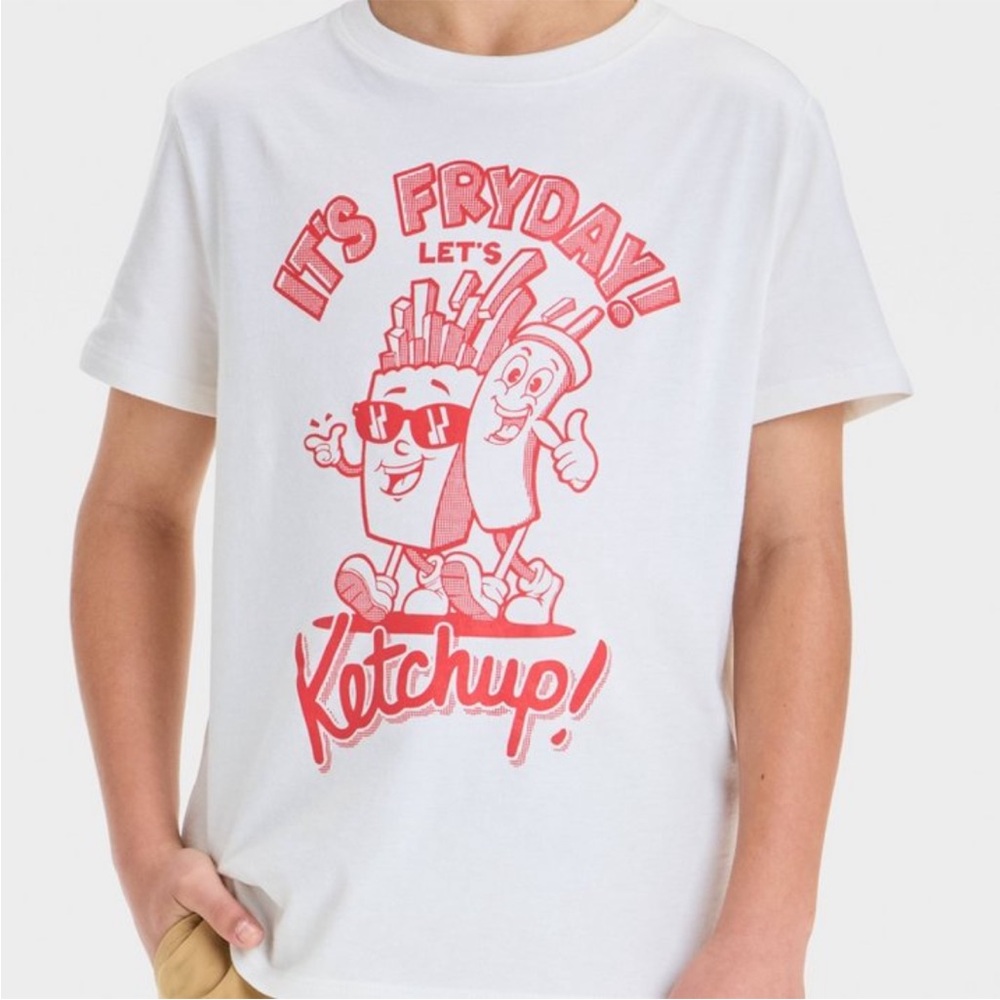Boys “It’s Friday Let’s Ketchup!” Tee